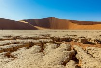 Мальовничий краєвид на пустелю Наміб; Намібія — стокове фото