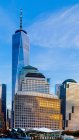 One World Trade Center, Manhattan, center New York; New York City, New York, United States of America — стокове фото
