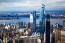 Skyscrapers in Manhattan; New York City, New York, United States of America — стокове фото