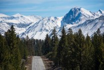 Sierra Madre Mountains, Highway 395; California, United States of America — Stock Photo