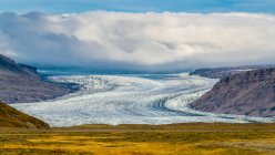 Glaciar Hoffellsjokull, Parque Nacional Vatnajokull; Hornafjordur, Región Oriental, Islandia - foto de stock