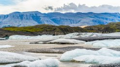 Glacier Hoffellsjokull, parc national Vatnajokull ; Hornafjordur, région de l'Est, Islande — Photo de stock