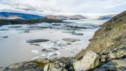 Geleira Hoffellsjokull, Parque Nacional Natnajokull; Hornafjordur, Região Leste, Islândia — Fotografia de Stock