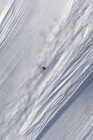 Extreme Snowboarding On A Snow Covered Slope; Haines, Alaska, United States Of America — стокове фото
