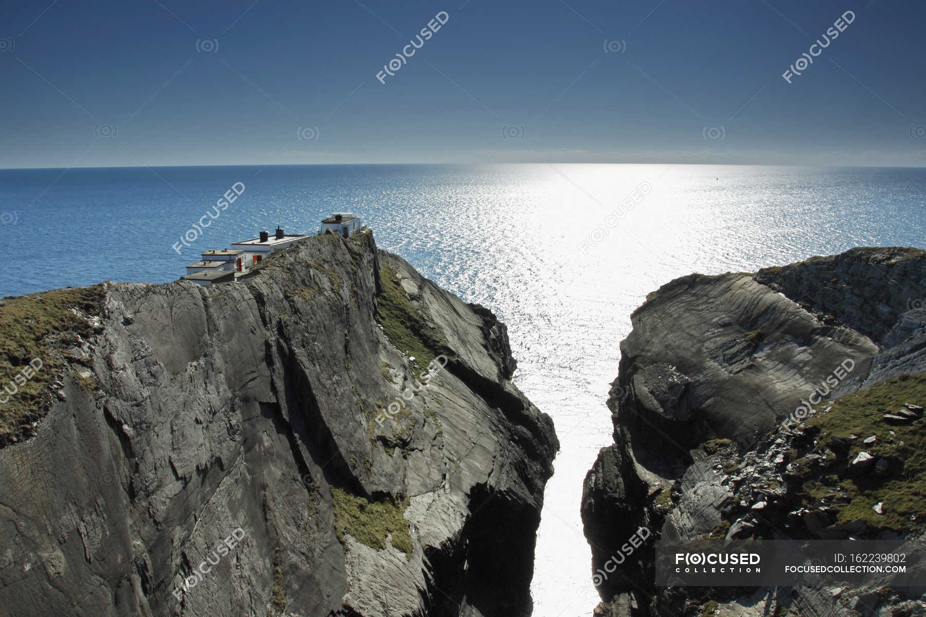 Mizen head signal station in west cork — travel, surface - Stock Photo ...