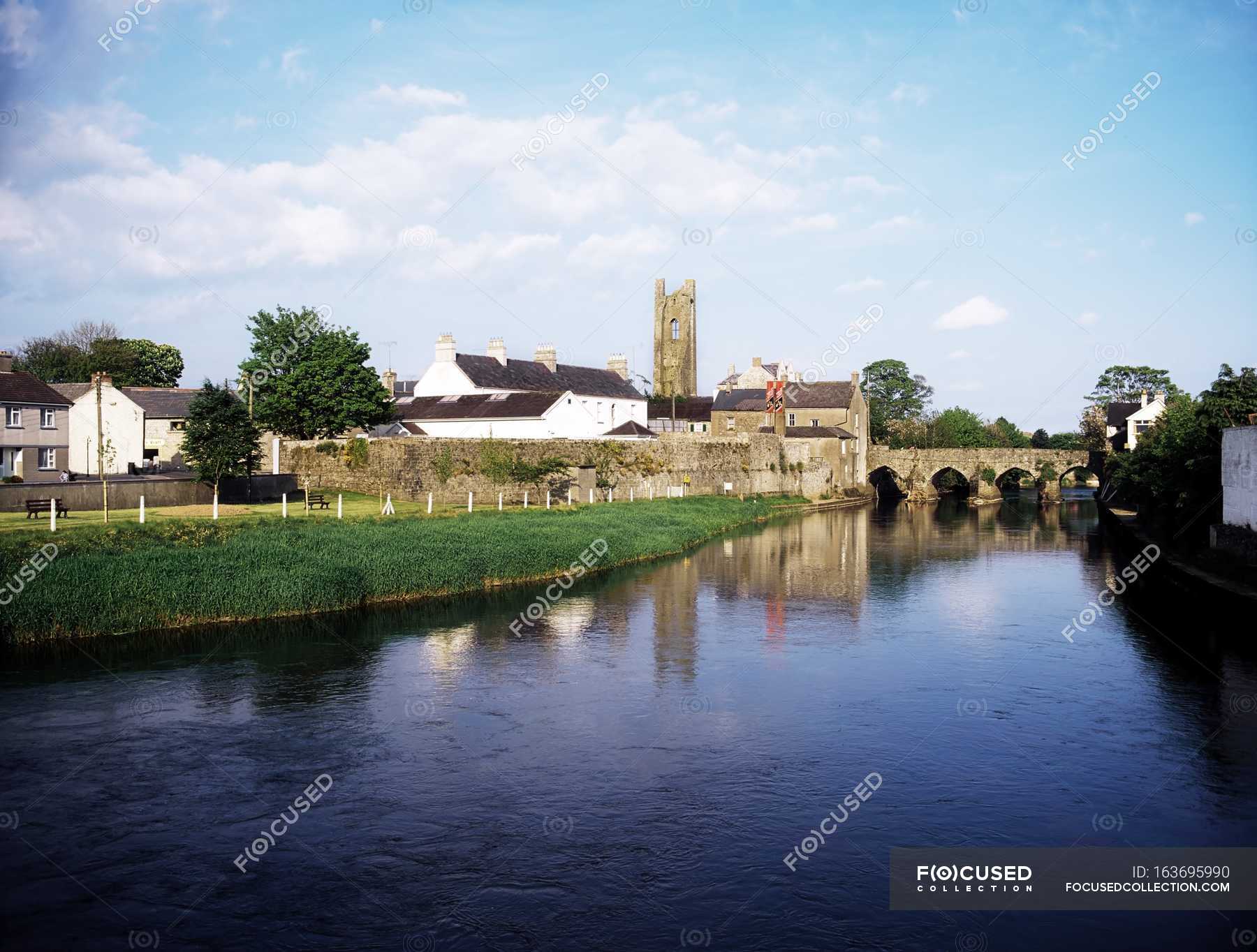 River Boyne Trim Destination Leinster Stock Photo