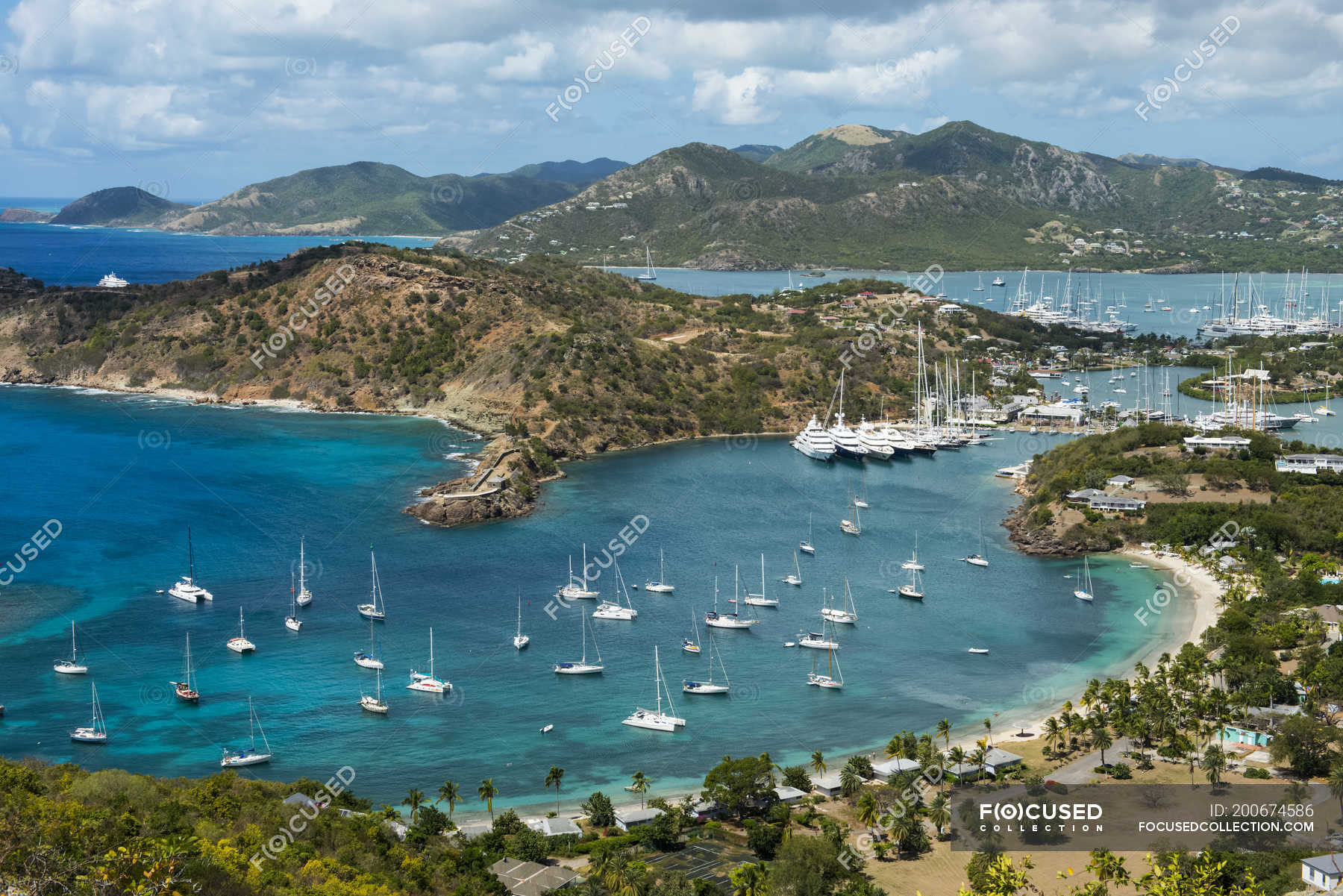 English Harbour; Shirley Heights, Antigua And Barbuda — Natural ...