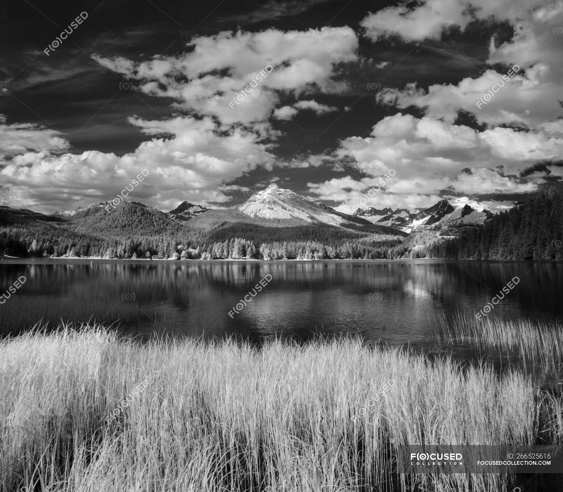 Auke Lake, Coastal Mountains, Juneau, Alaska, United States of America ...