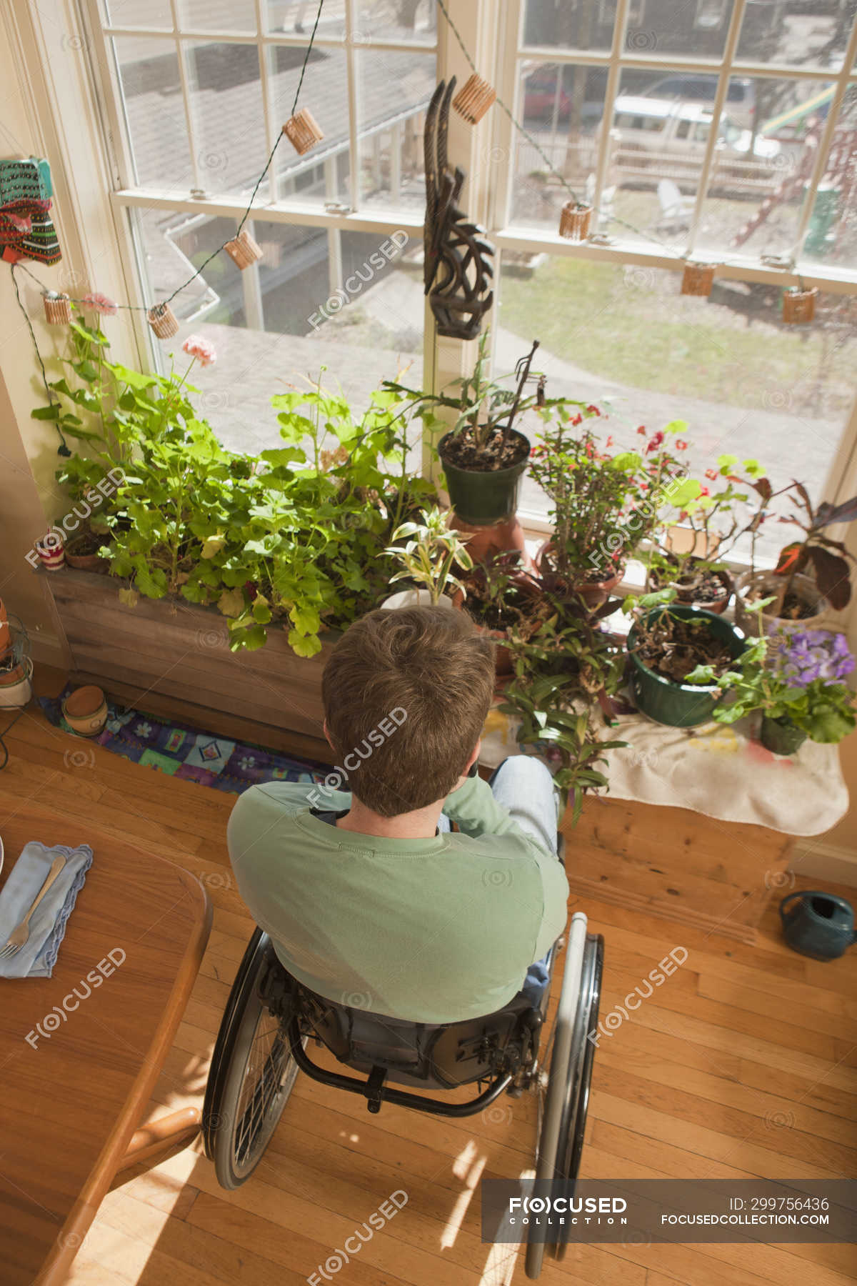 multiple sclerosis patient in wheelchair