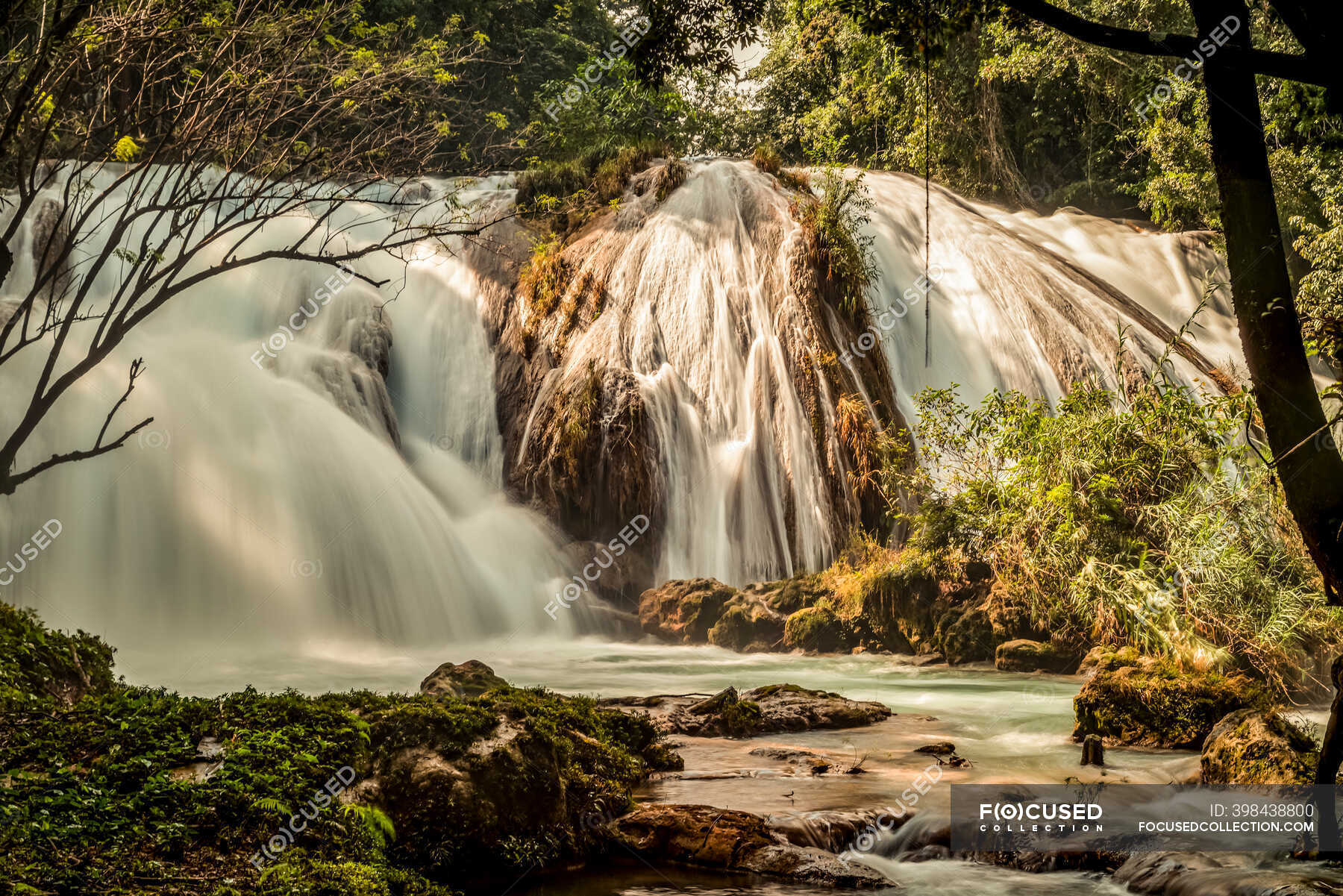 Agua Azul Waterfalls, Chiapas, Mexico — river, nobody Stock Photo