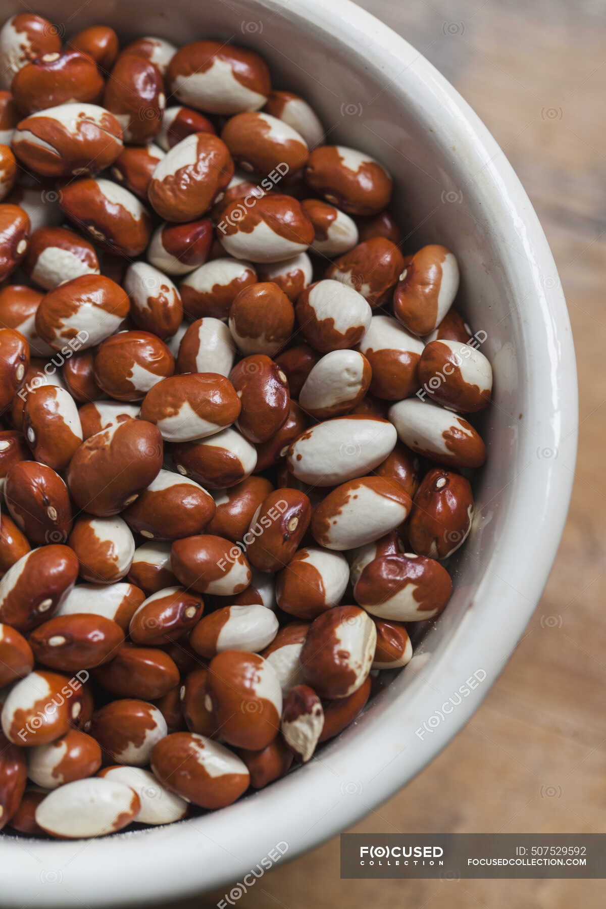 Dried Heirloom Donna Giovanna Beans; Toronto, Ontario, Canada