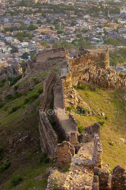 High Angle View Of Fort — Stock Photo