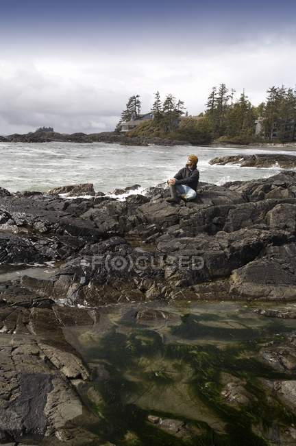 Chesterman Біч, Tofino, острова Ванкувер, Британська Колумбія, Каліфорнія — стокове фото