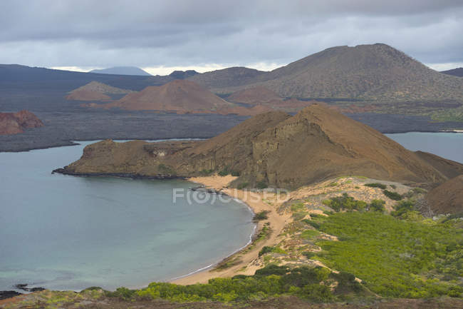Vista de la isla Bartolomé - foto de stock