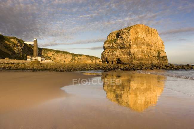 Praia, South Shields, Tyne And Wear, Inglaterra — Fotografia de Stock