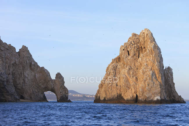 Rock Formation In Water On Coast — Stock Photo