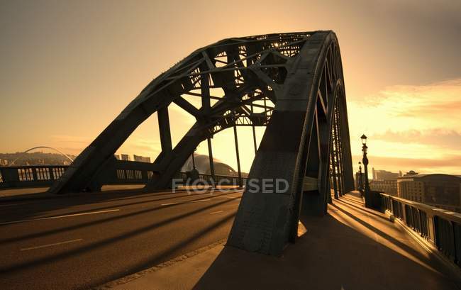 Мост, Ньюкасл-апон-Тайн — стоковое фото