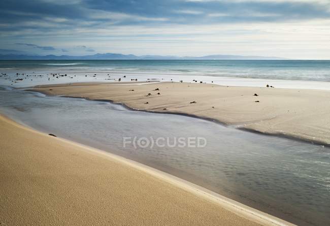 Sandige Küste landschaftlich — Stockfoto