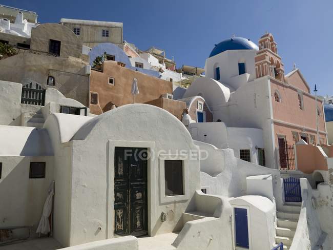 Hermosa arquitectura griega - foto de stock