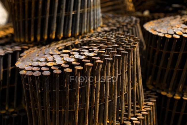 Collection Of Rusty Nails — Stock Photo