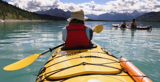 Kayaker prend une pause — Photo de stock