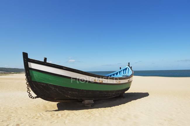 Fisherman Boat On Beach — Stock Photo