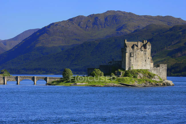 View of Castle On Island — Stock Photo