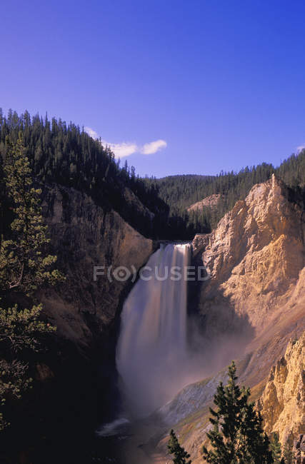View of Canyon Waterfall — Stock Photo