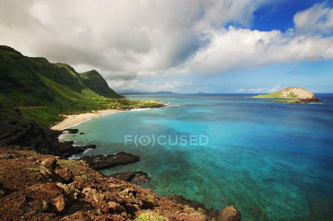 View of rocky beach — Stock Photo