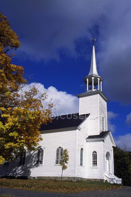A White Country Church — Stock Photo