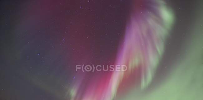 Luzes do Norte no céu — Fotografia de Stock
