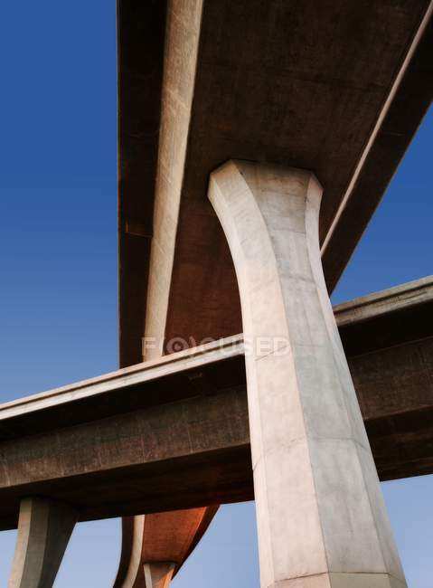 Overpasses one rised above another — Stock Photo