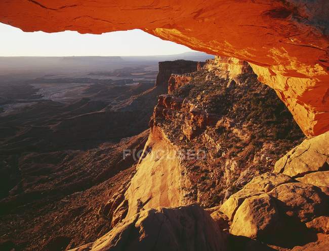 Mesa Arch nel Parco Nazionale Canyonlands — Foto stock