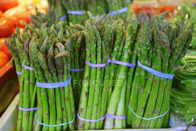 Stacks Of Asparagus — Stock Photo