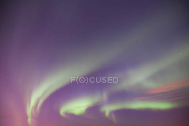Nordlichter am Himmel — Stockfoto