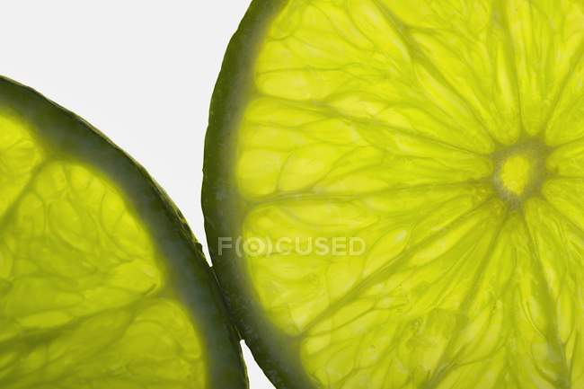 Slices Of fresh Lime — Stock Photo