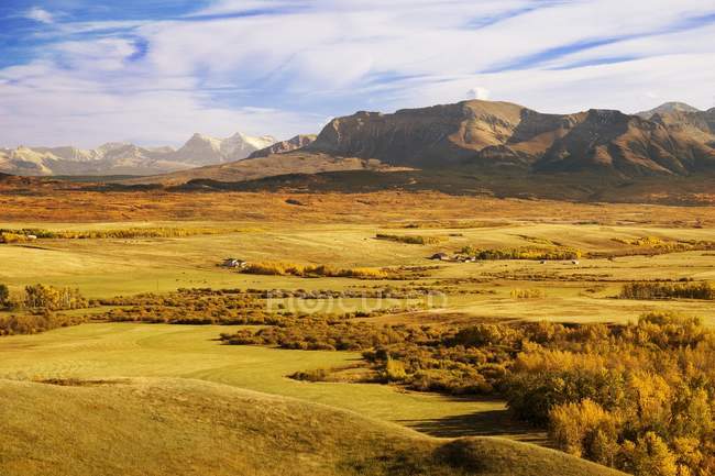 Foothills And Mountains In Alberta — Stock Photo