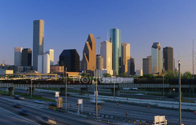 Scène urbaine de Houston — Photo de stock