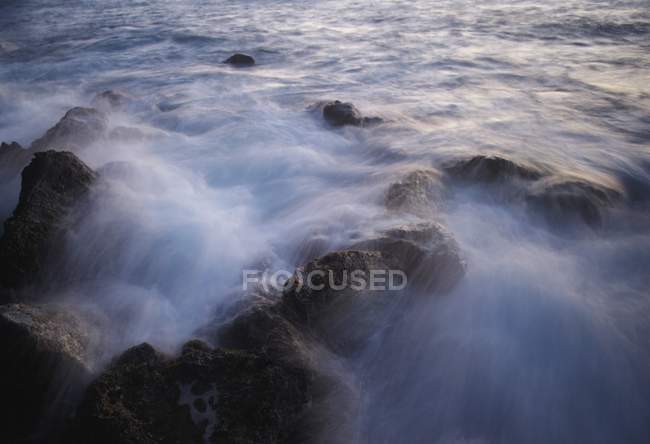 Time Delay Of Flowing Water — Stock Photo