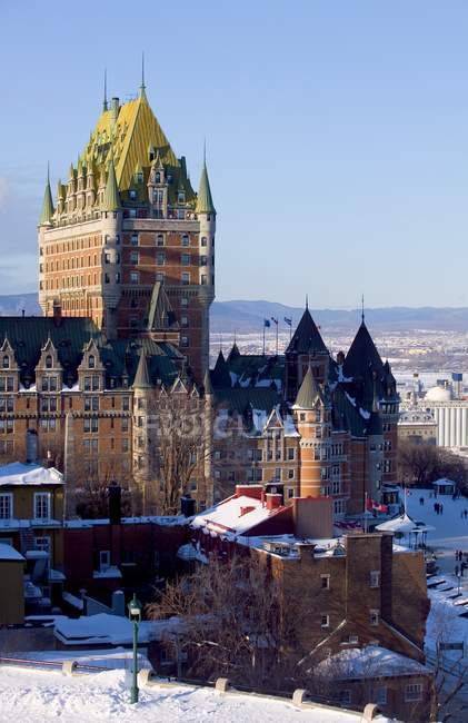 Chateau Frontenac in  Quebec City — Stock Photo