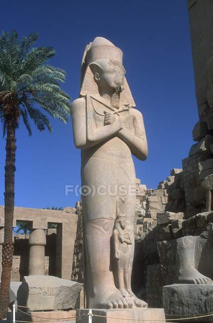 Статуя Рамсеса в Луксоре — стоковое фото
