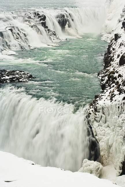 Gullfoss-Wasserfall, Pingvellir-Nationalpark — Stockfoto