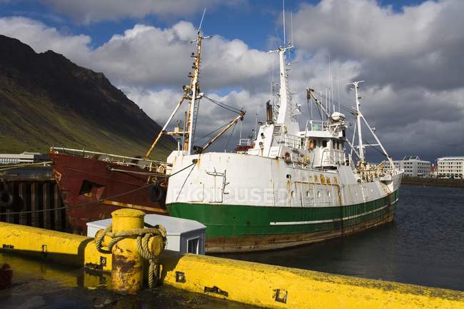 Navi da pesca in Islanda — Foto stock