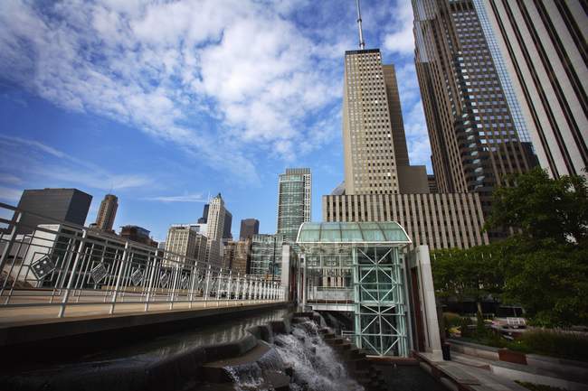 Vista del centro di Chicago — Foto stock