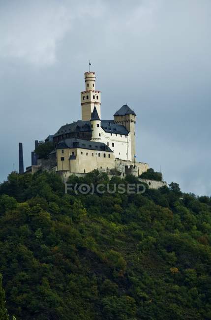 Vecchio castello di Marksburg — Foto stock