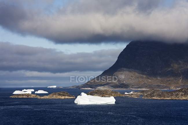 Iceberg, Nanortalik, Qoornoq — Fotografia de Stock