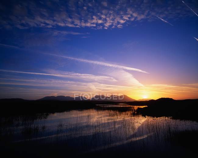 Lac Bog près de Roundstone — Photo de stock