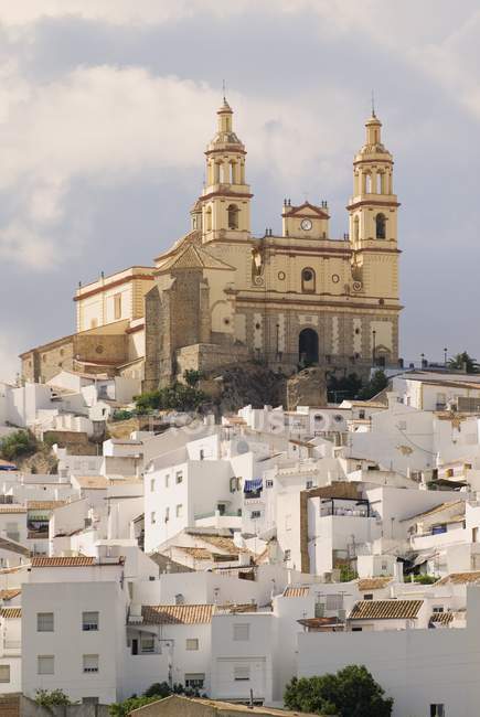 Église Olvera en Espagne — Photo de stock