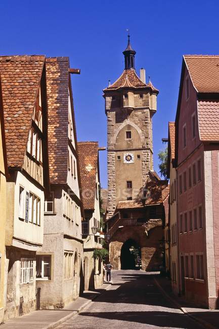 Historic Walled Town — Stock Photo