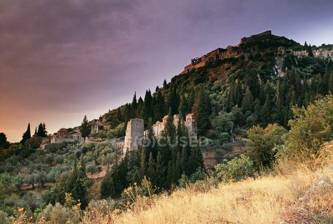 Ancient Town Of Mystras — Stock Photo